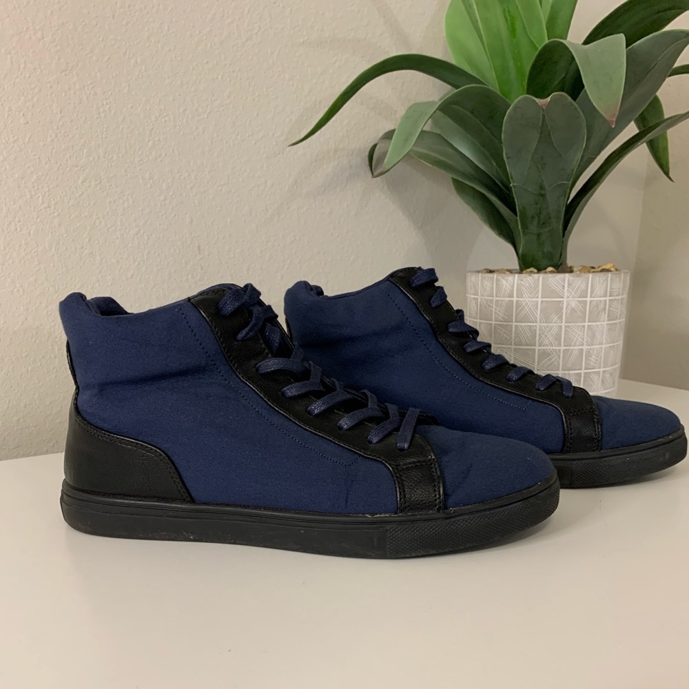 Boohoo High Top with Contrast Panels Sneakers